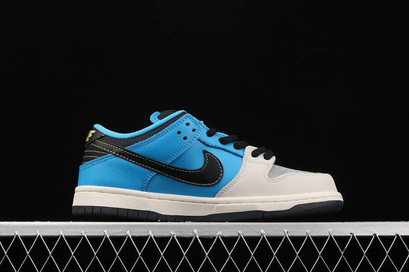 Instant Skateboards x SB Dunk Low Blue Hero Pale Ivory Black CZ5128-400 Classic Appeal Premium Comfort