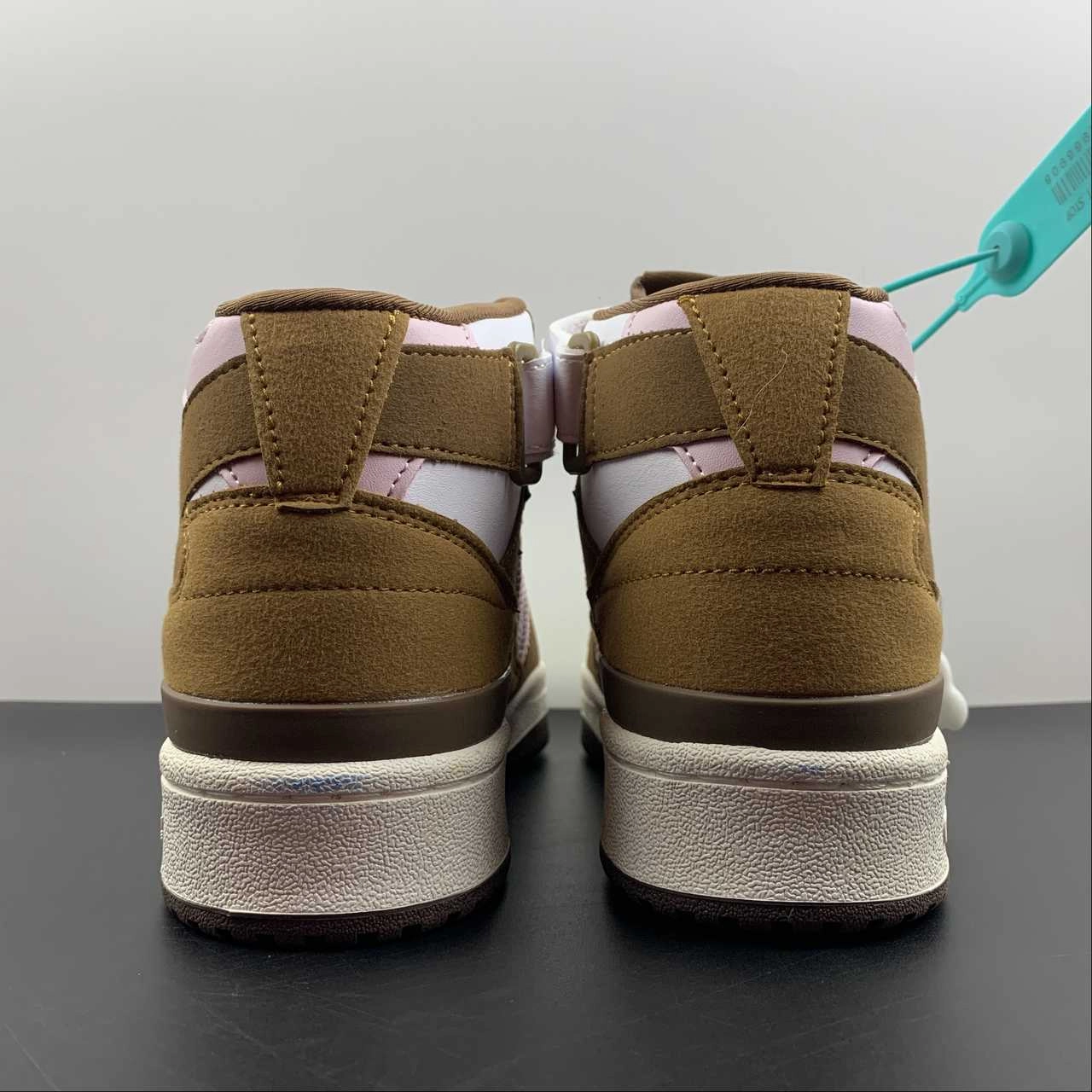 Adidas Forum Mid Cloud White Light Pink Pantone GY6802 Shock absorption