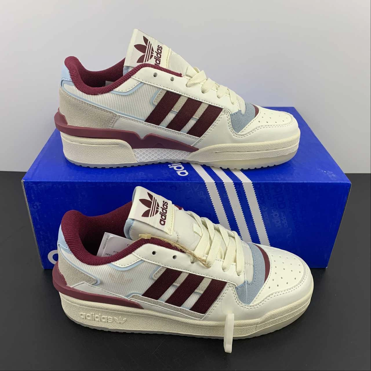 Adidas Forum Exhibit Low White Red GW4358 MultiDirectionalFlex