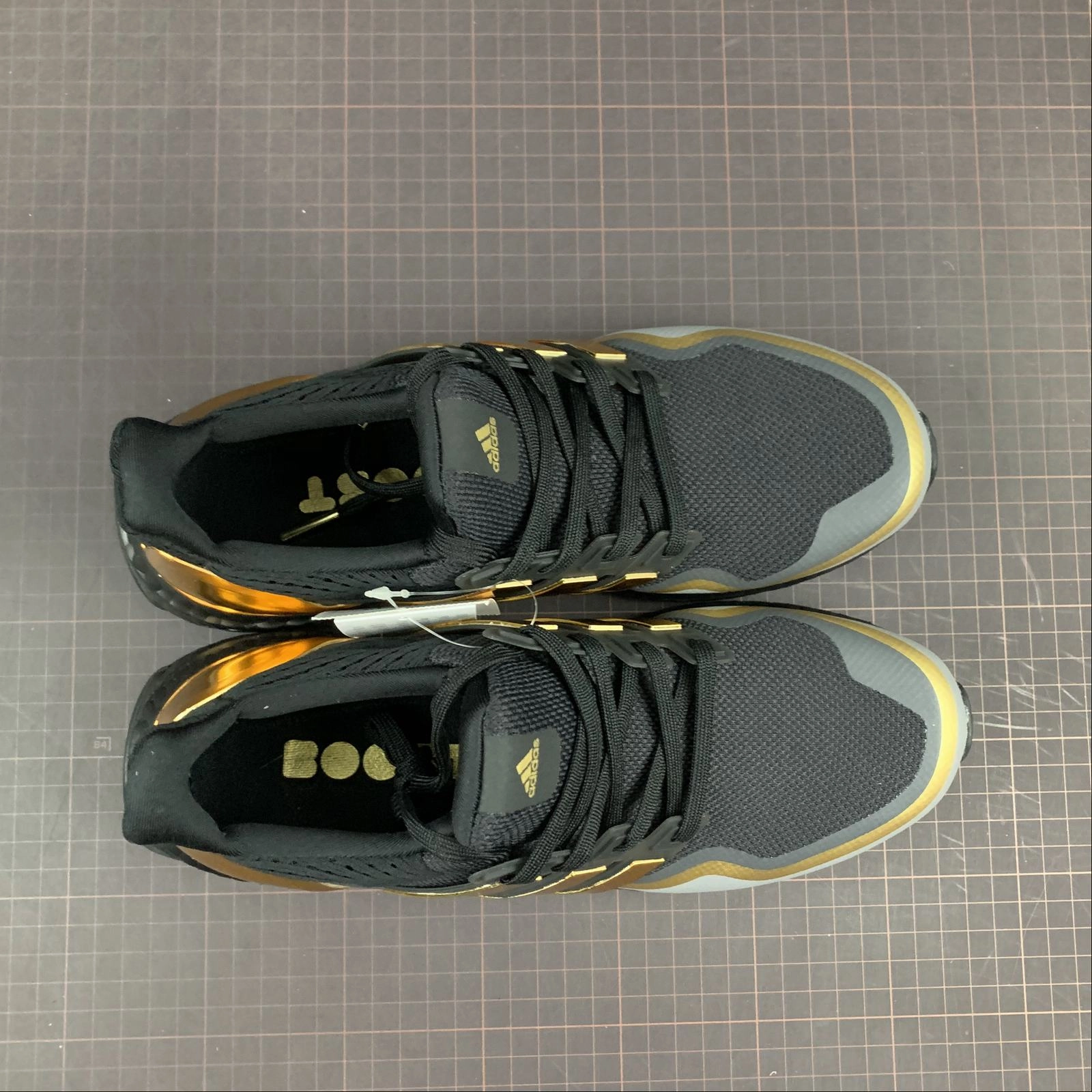 Adidas UltraBoost 2.0 Black Gold Non Slip Heel Grip