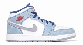 Noise Reducing Jordan 1 mid (gs) French blue