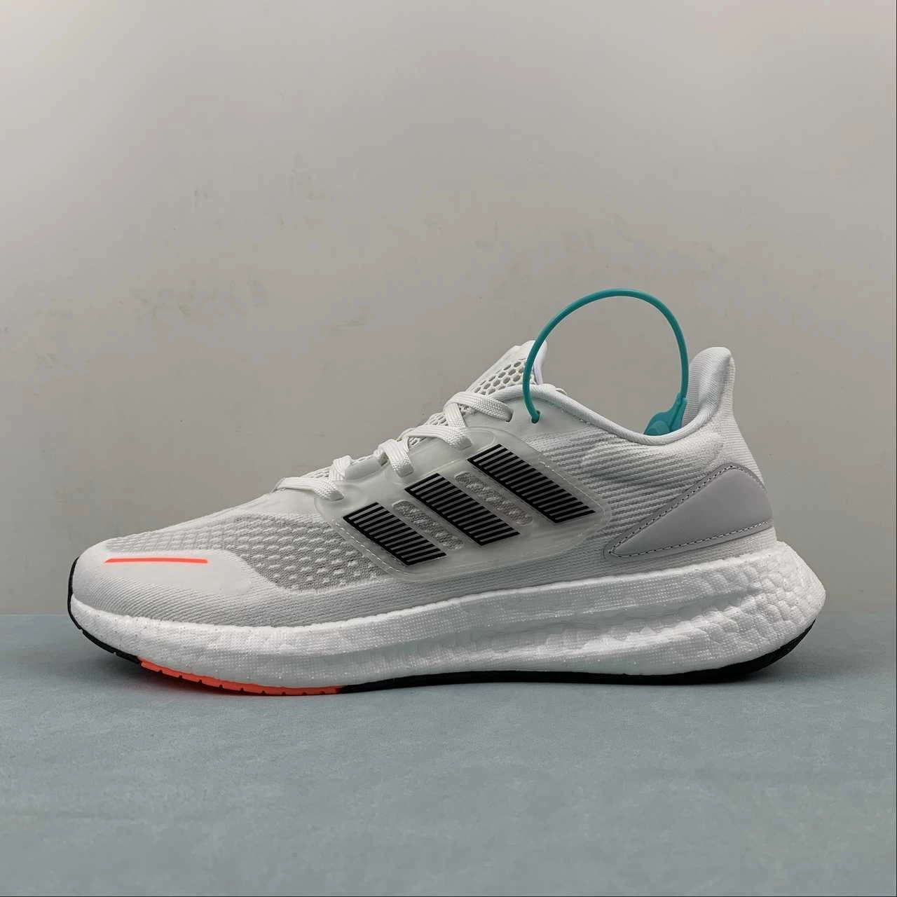 visibility Adidas PureBoost 22 Heat.RDY Cloud White Solar Red Core Black IG0909