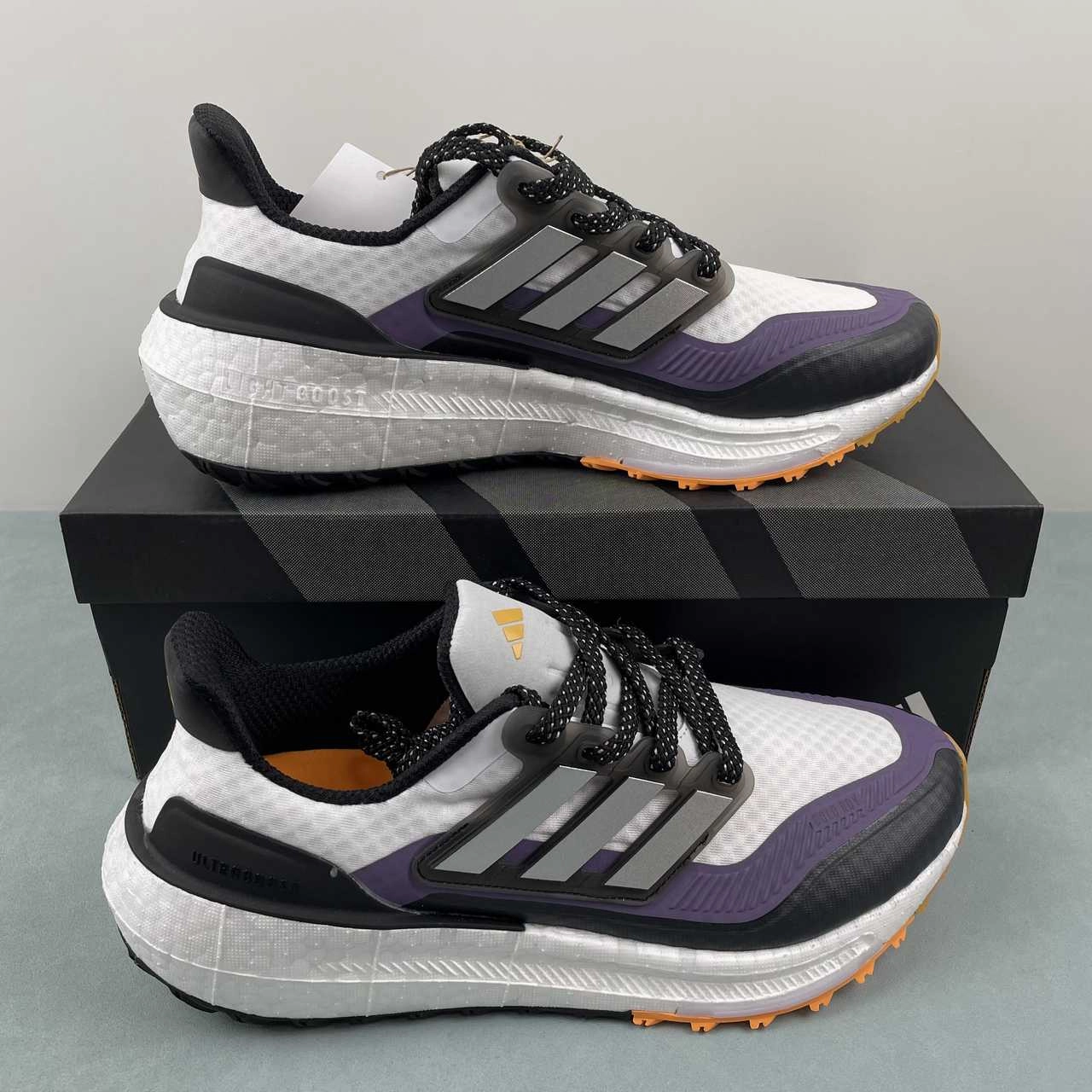 Adidas Ultraboost Light C.RDY Dash Gray Silver Metallic Shadow Violet IE1678 footwork Reflective Trim