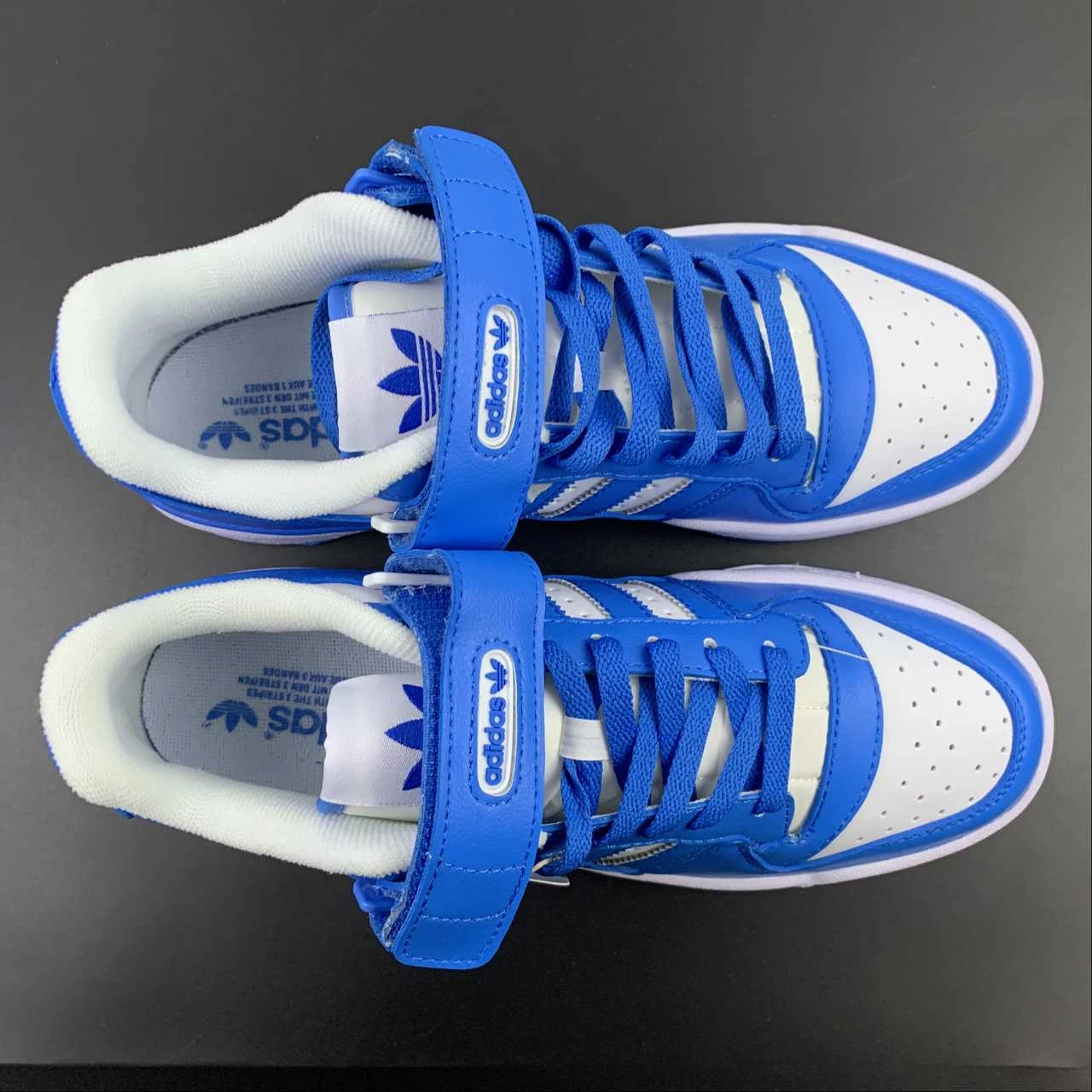 Elegant shock absorption Adidas Forum Low Cloud White Pulse Blue GX7071