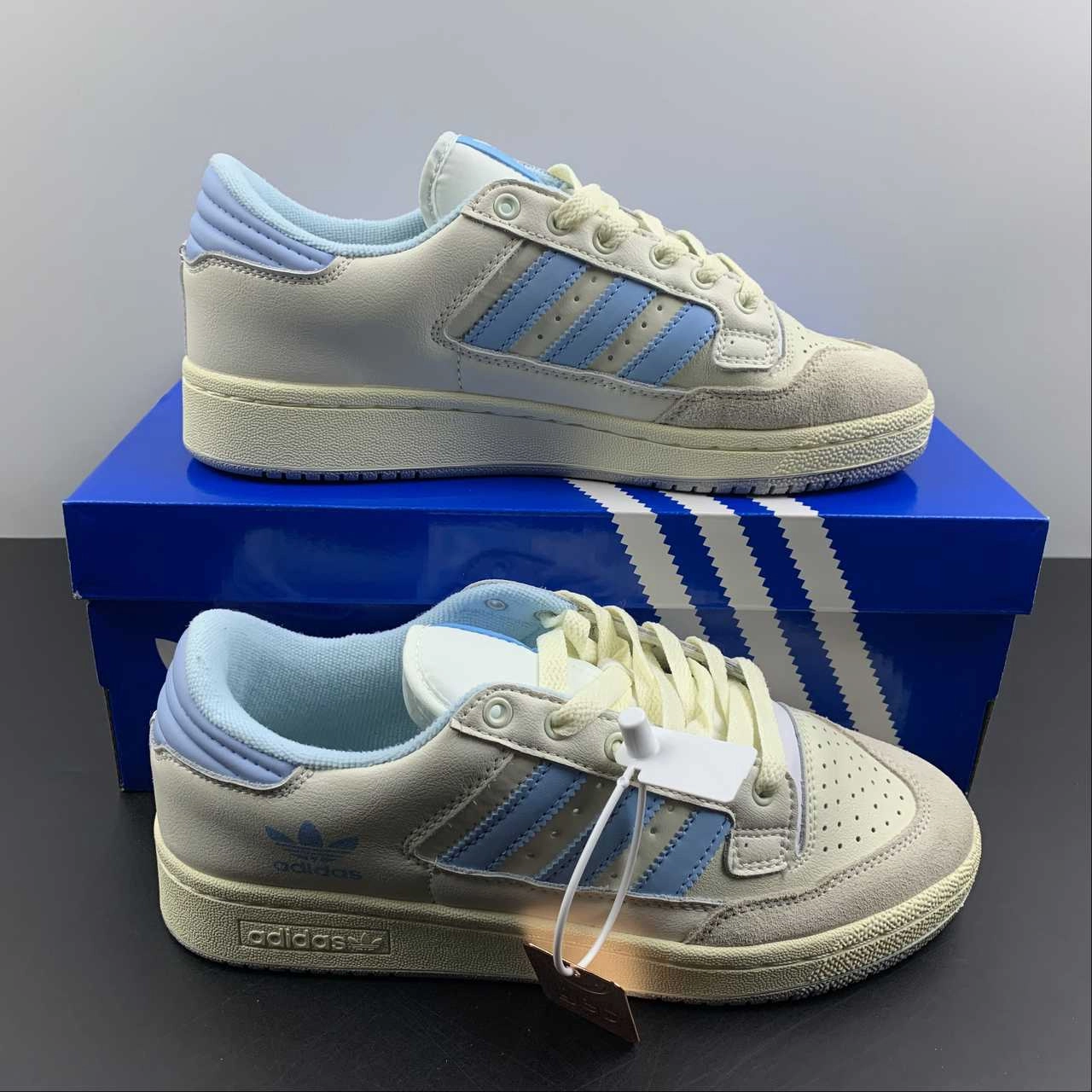 Adidas Centennial 85 Low Beige Blue Grey Flexibility Improvement