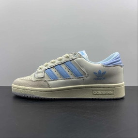 park running shoe setting Balanced Support Adidas Centennial 85 Low Beige Blue Grey