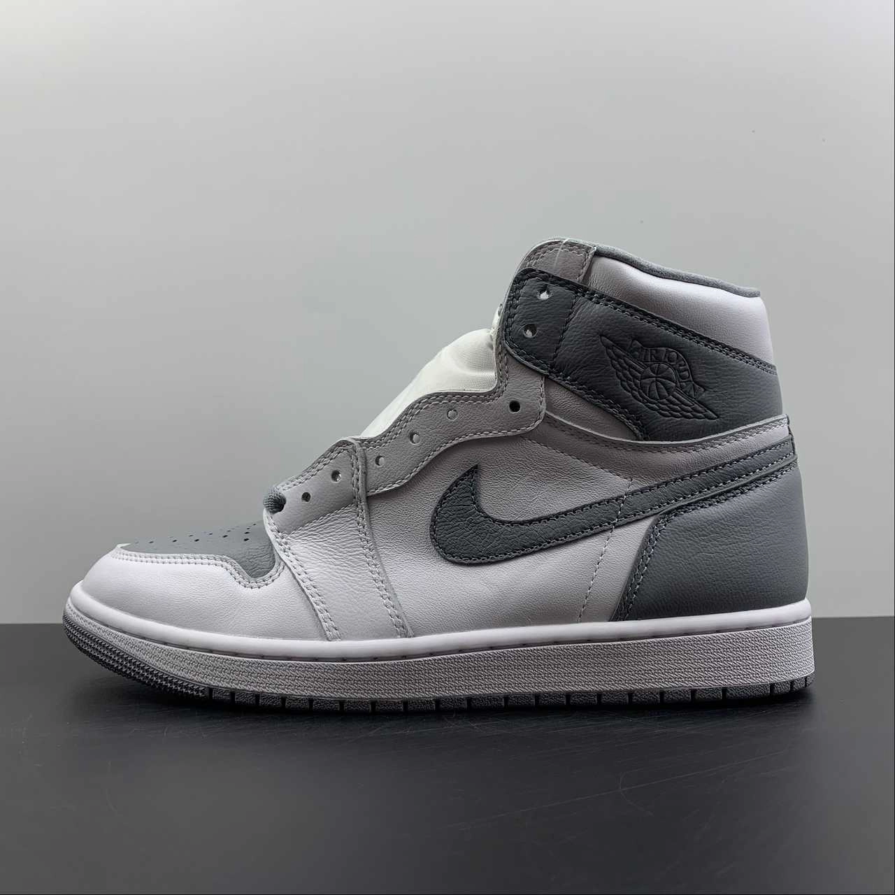 Air Jordan 1 Retro High OG Stealth White (2022) Glam support