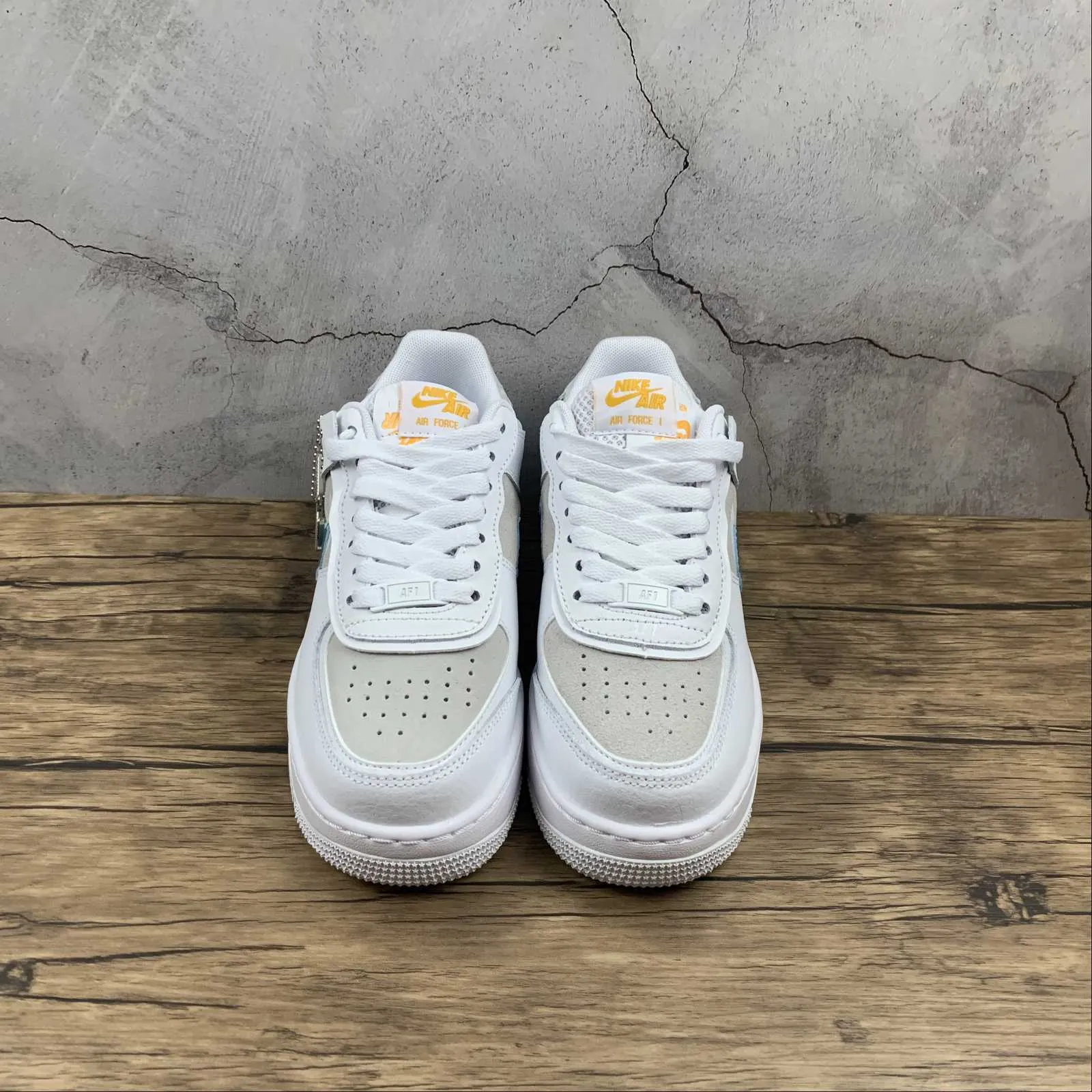 Night Style Low Arch Air Force 1 Shadow White Glacier Ice-Vast Grey DA4286-100