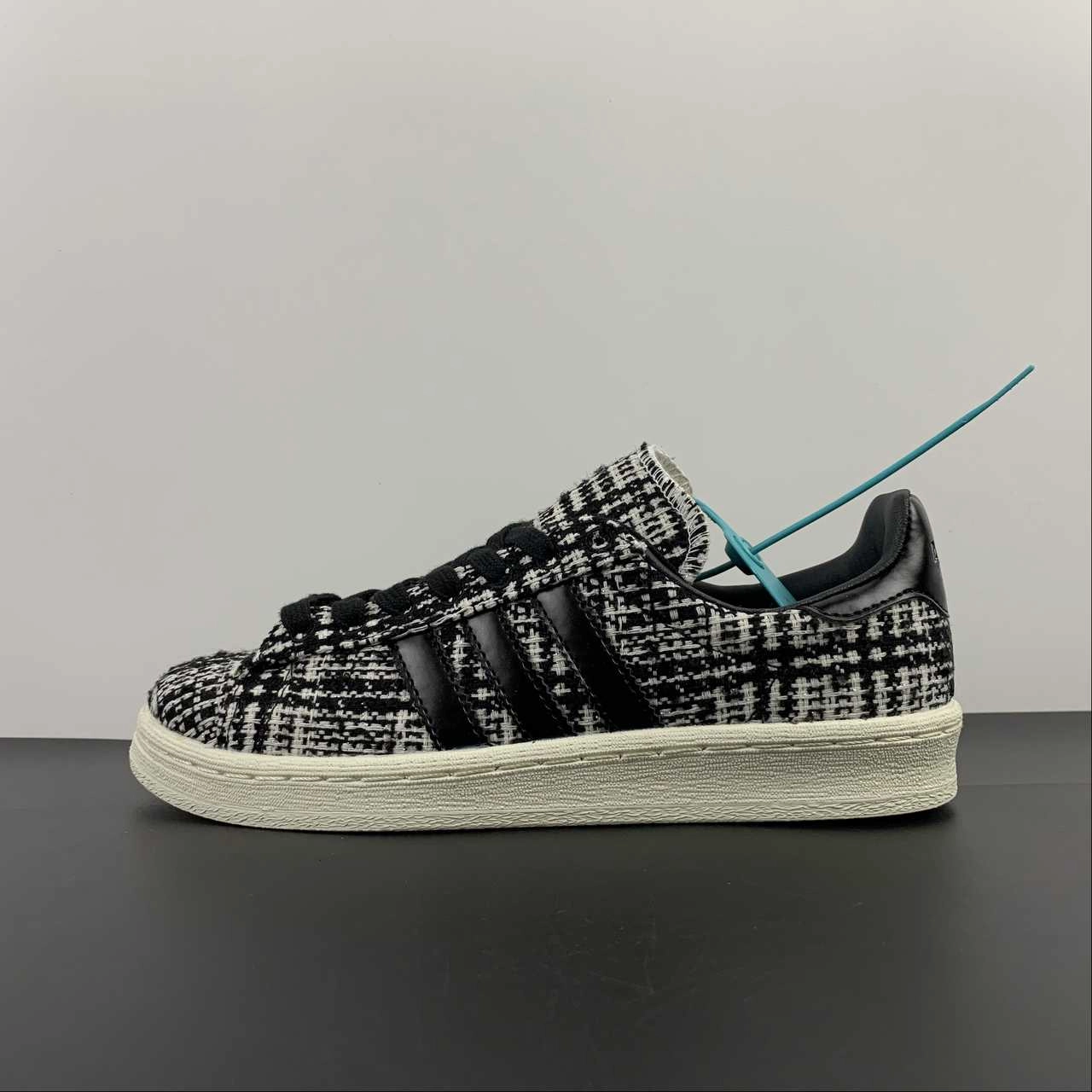 INVINCIBLE x DAYZ x Adidas Campus 80s Core Black Cream White HP2821 Ankle friendly