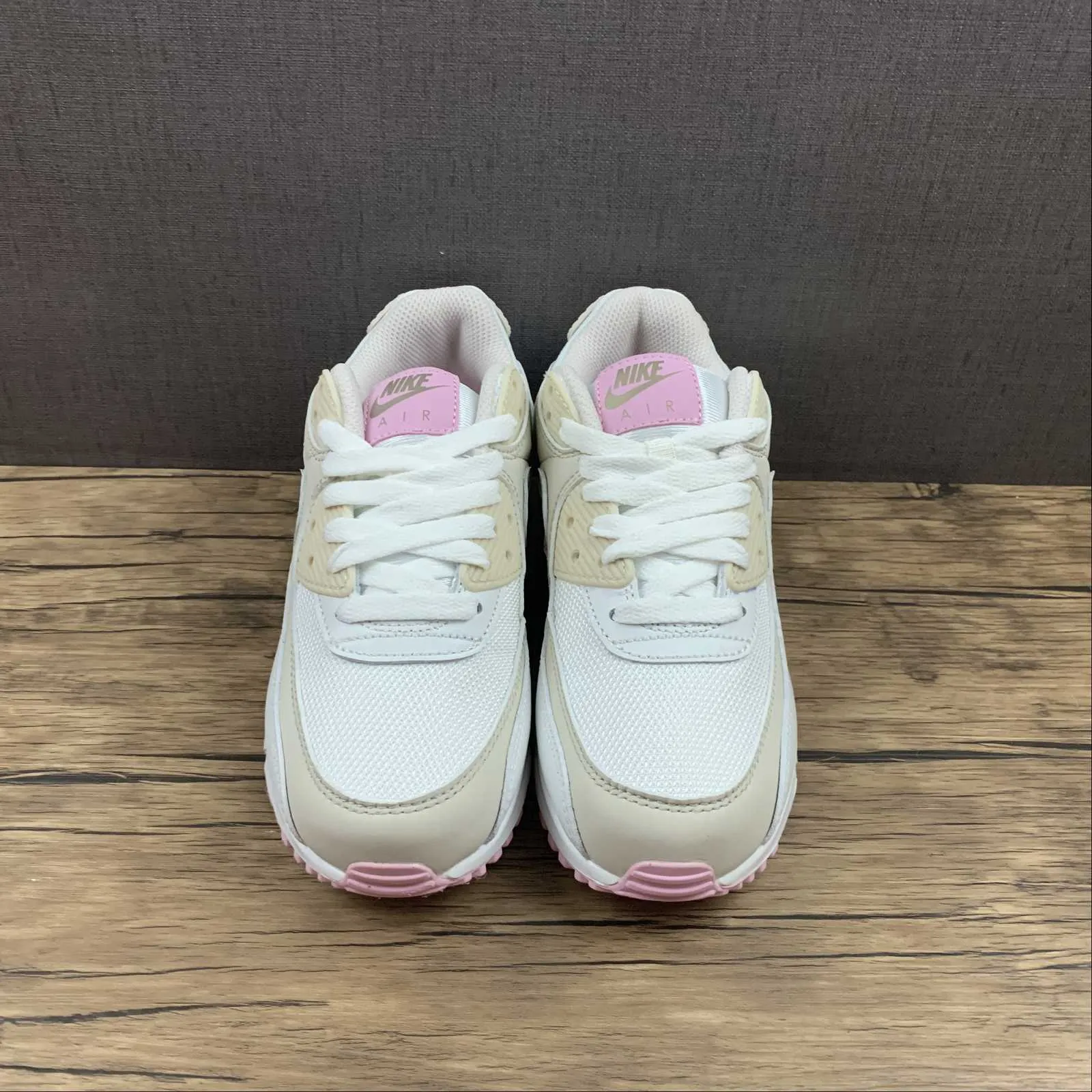 Air Max 90 White Metallic Red Light Bronze Orewood Brown CT1873-100 supportive fabric shoes