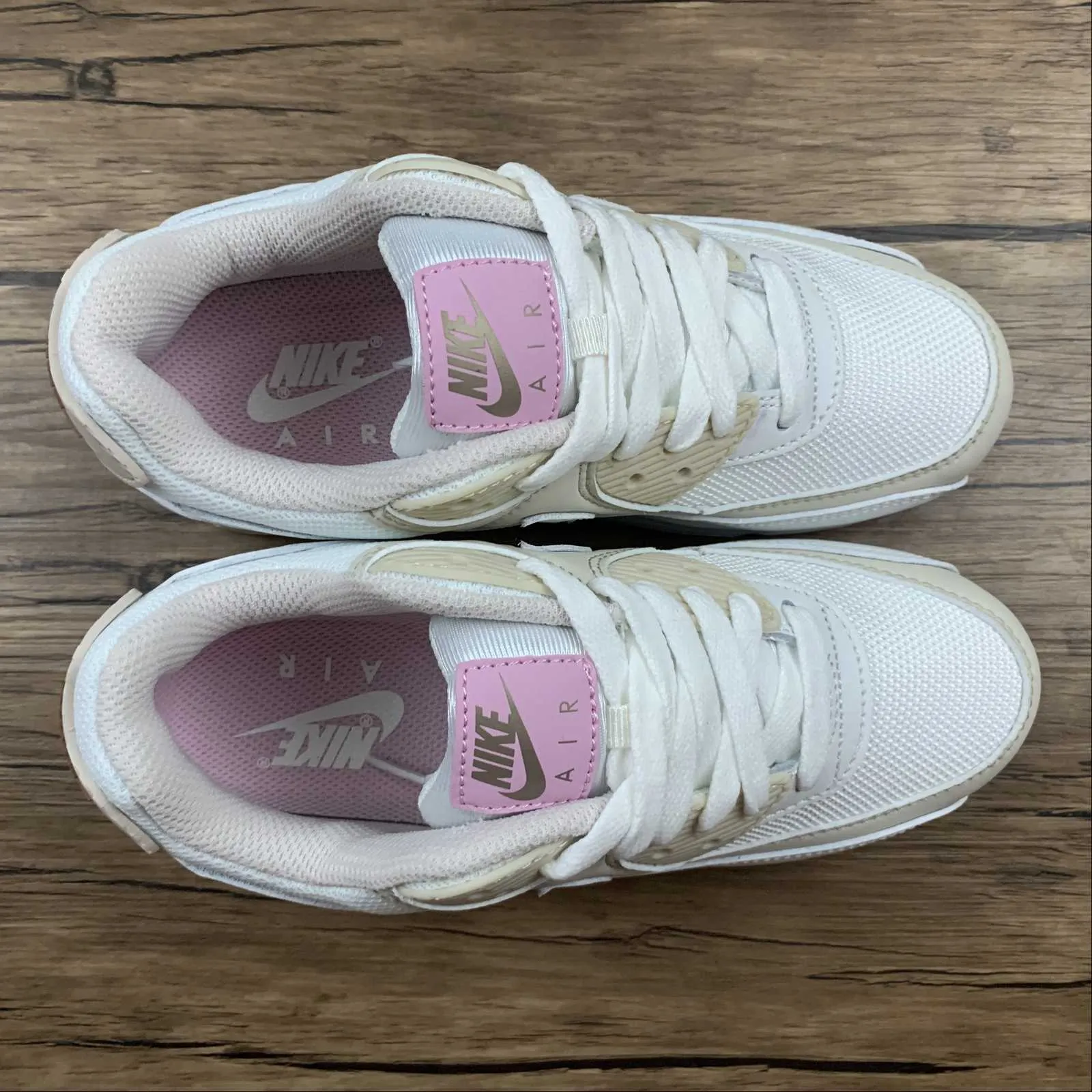 Elegant Air Max 90 White Metallic Red Light Bronze Orewood Brown CT1873-100