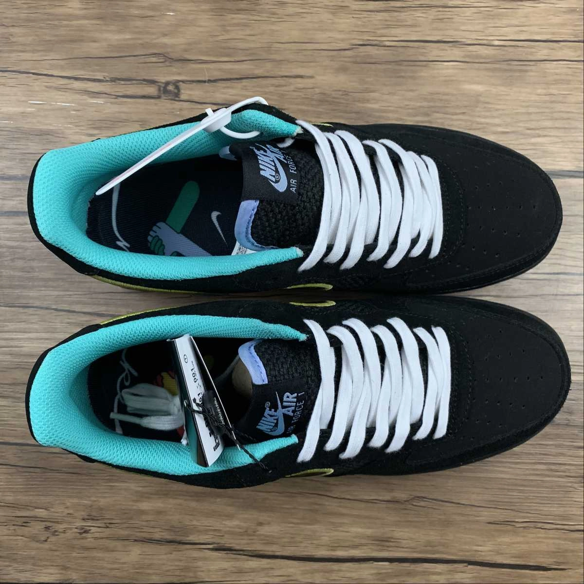 Air Force 1 07 LV8 Peace and Unity Black Hyper Crimson DM9051-001 Comfort Padding