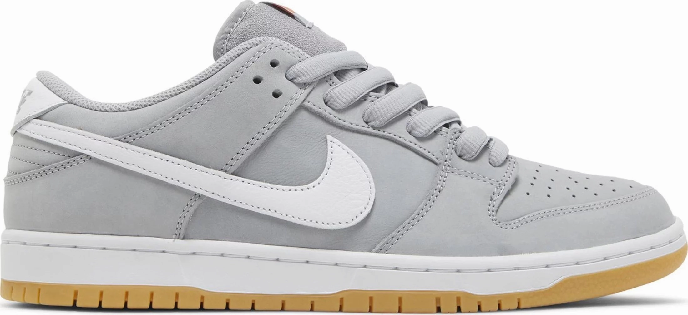 Nike Dunk Low SB Wolf Grey Compact Fit breathable panels