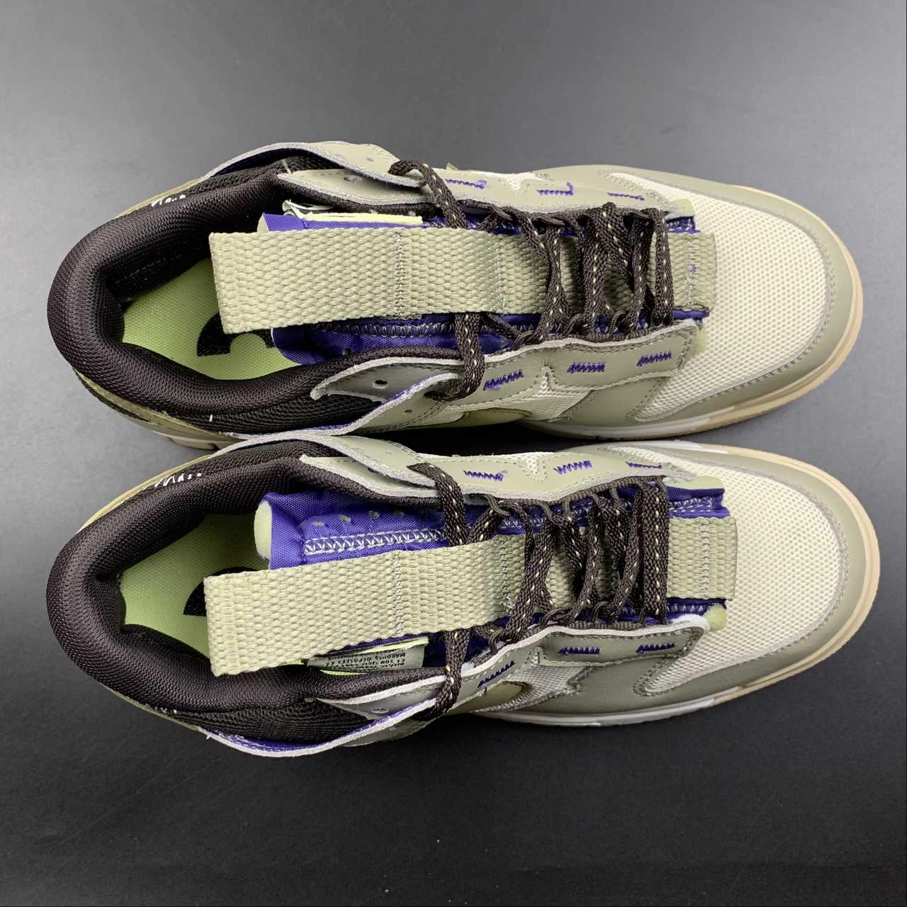 Padded Ankle Support Pace Maker Air Dunk 3.0 Remastered Ligth Grey Black DV0821-300