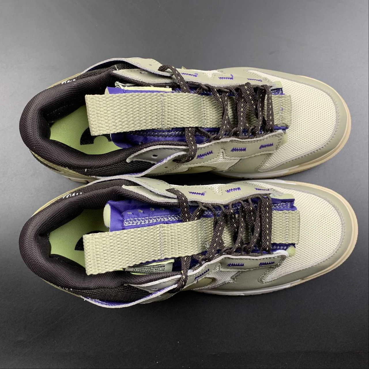 Streamlined Build Carbon Fiber Inlay Air Dunk 3.0 Remastered Ligth Grey Black DV0821-300