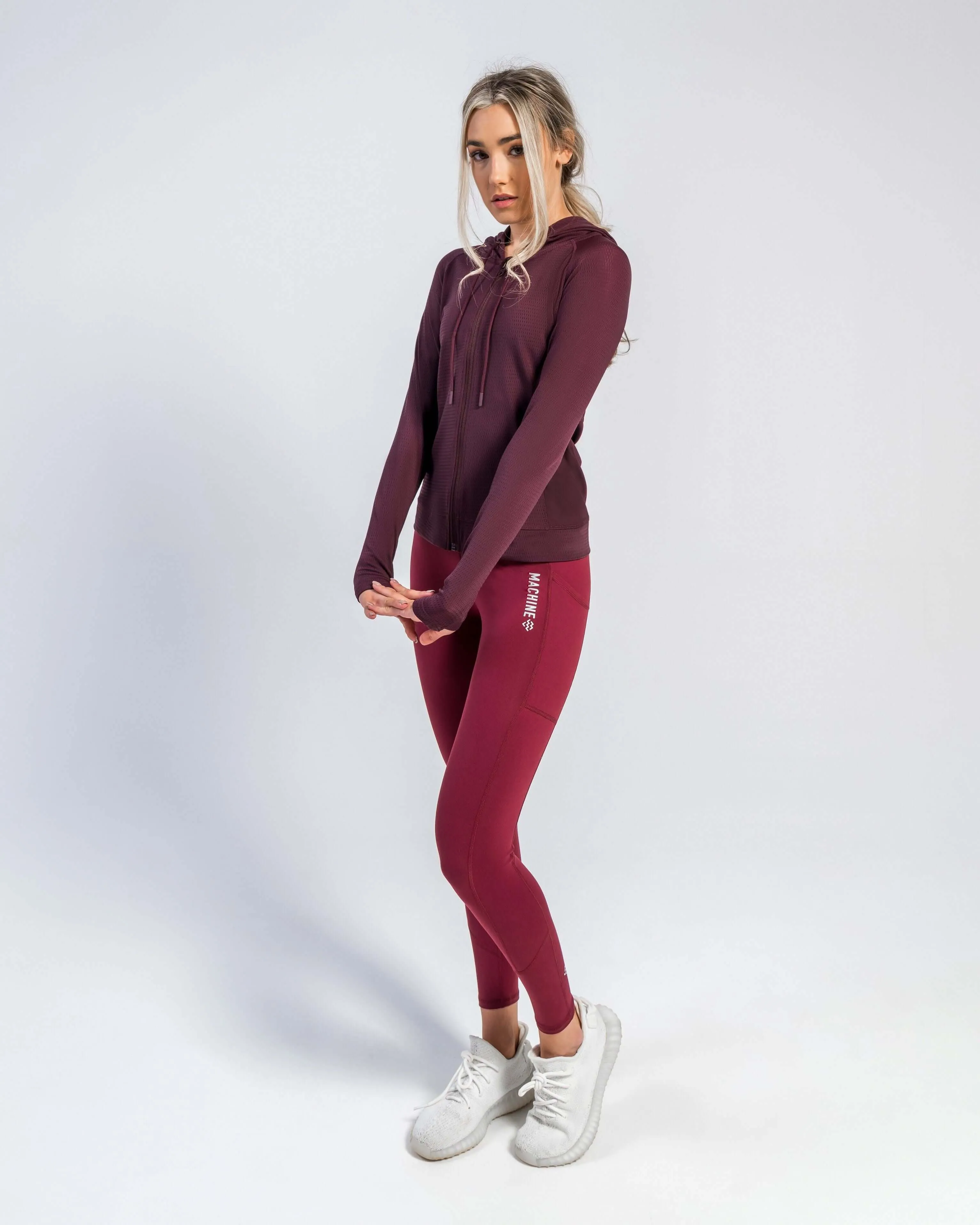 Edge Full Zip Jacket (Burgundy)