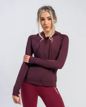 Edge Full Zip Jacket (Burgundy)