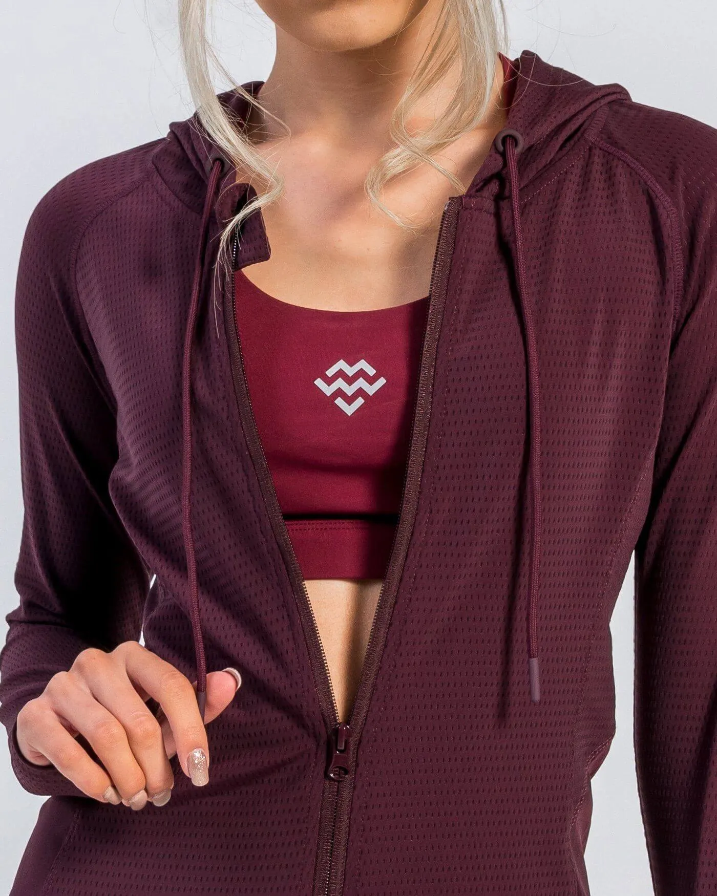 Edge Full Zip Jacket (Burgundy)