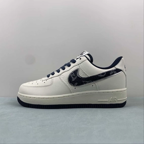Running Inspired Air Force 1 07 Low LV White Denim Blue LV0506-011