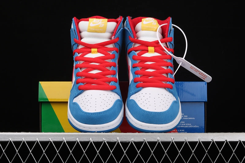 Energy Bounce FlatSole SB Dunk High Pro Doraemon White Blue Red CI2692-400