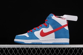 SB Dunk High Pro Doraemon White Blue Red CI2692-400 Sports use