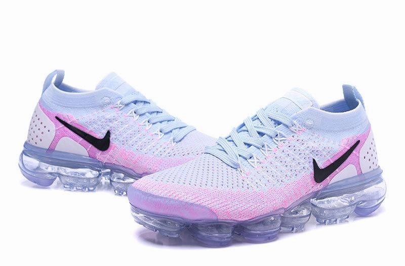 sports shoes Padded Tongue Construction Air VaporMax Flyknit 2.0 Pink White 942843-102