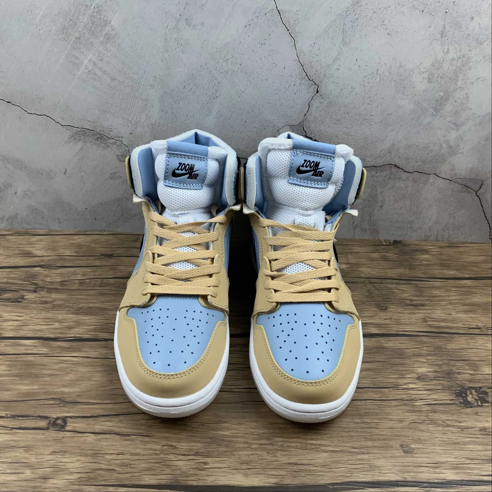 Lean Form quick dry Air Jordan 1 High Zoom Comfort Psychic Blue Black Sesame White CT0979-400
