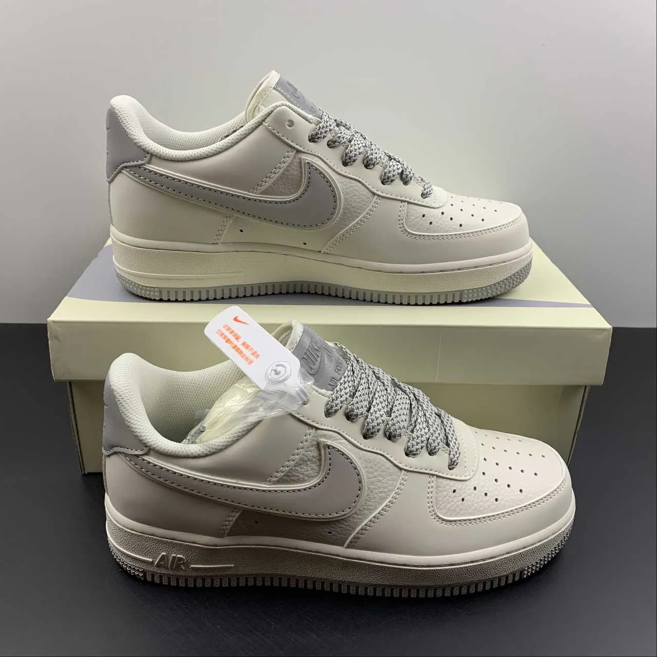 Air Force 1 07 Low Beige Light Grey GL6835-009 Cliff Hike Follow Hike
