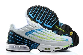 high - arch shoes forest running shoes Air Max Plus 3 White Blue Green CU4201-100