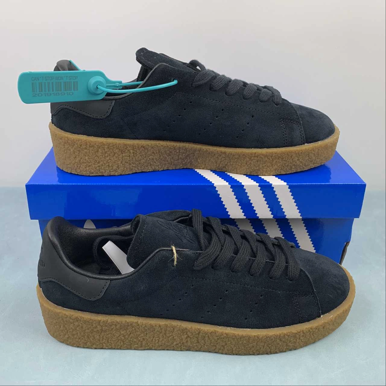 breathable running choice heart health Adidas Stan Smith Crepe Core Black Supplier Color FZ6439