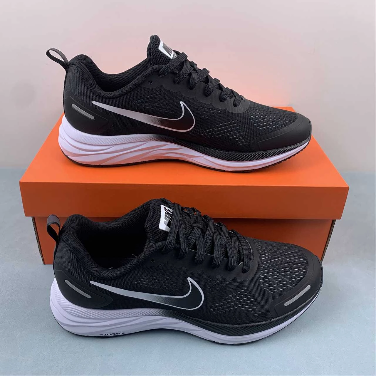 Air Winflo 9 Black White CZ6720-001 Toe box