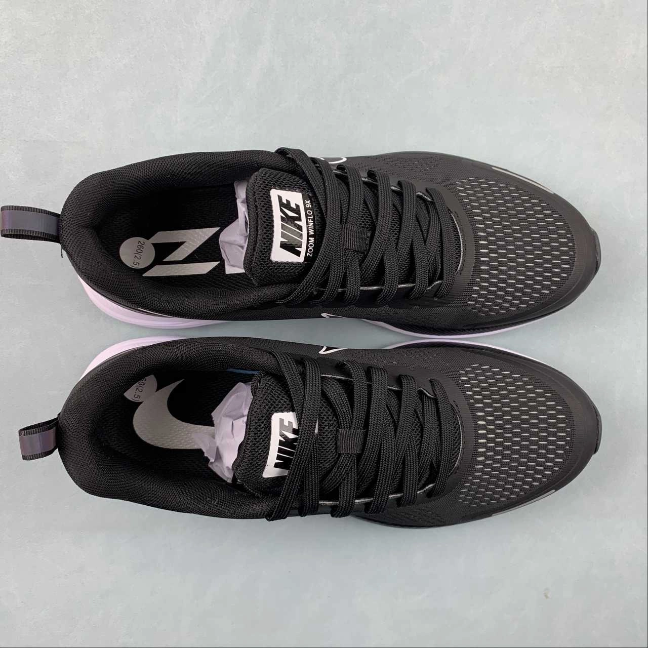 Air Winflo 9 Black White CZ6720-001 Mobility Ready Advanced Grip