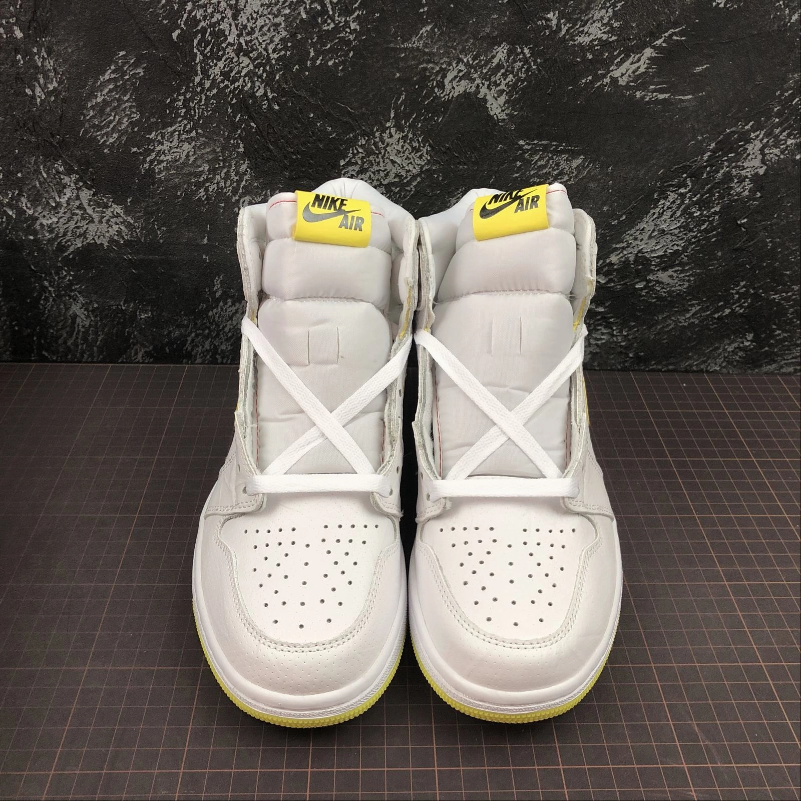 Mobility Wear Outdoor Friendly Air Jordan 1 Retro High OG White Volt 555088-170