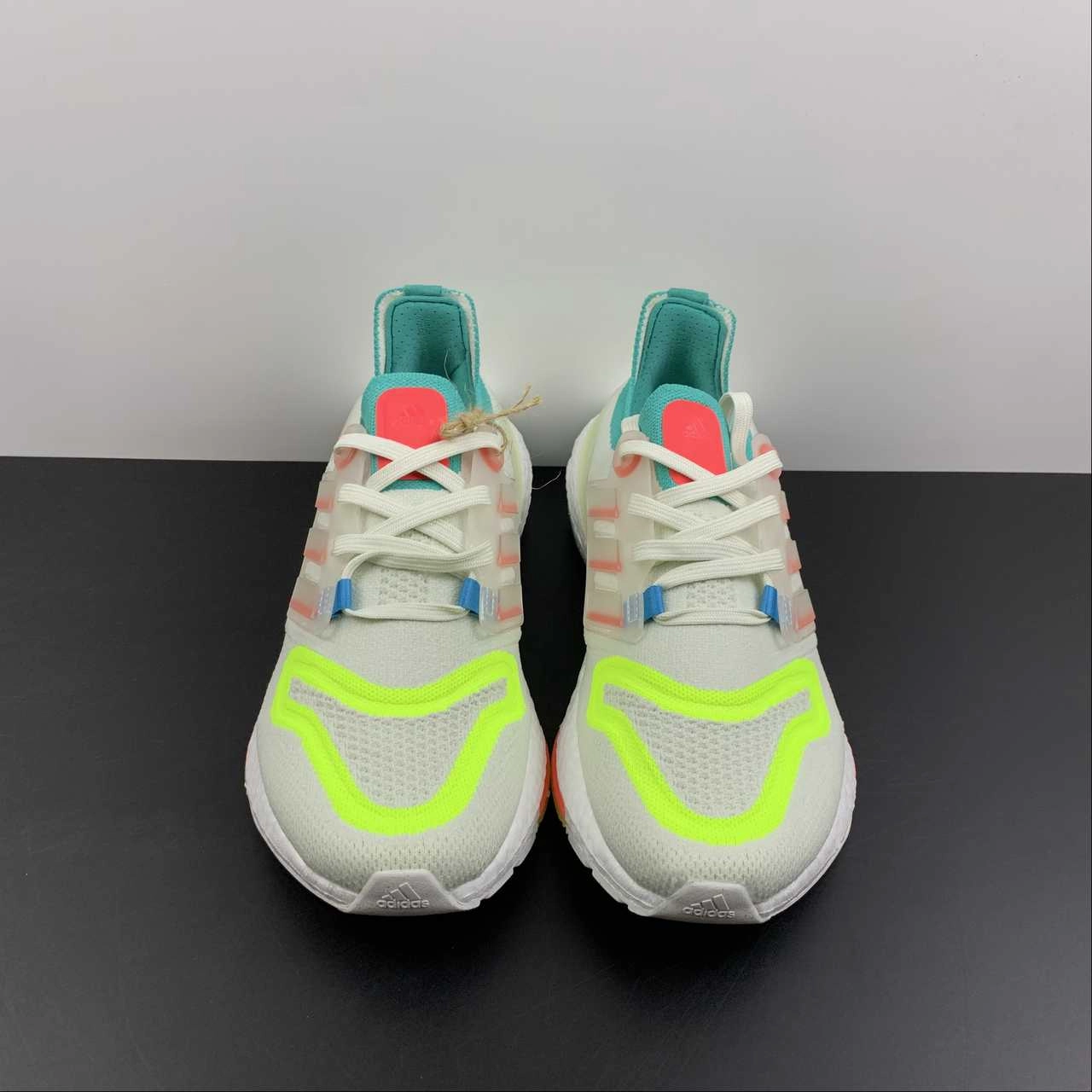 Adidas UltraBoost 22 Whitin Turbo Minrus Hyper Breathable Knit All-around ease