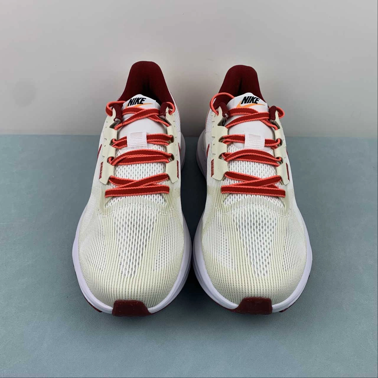 Reinforced toe Smooth Insole Air Zoom Structure 25 PRM White Coconut Milk Red FJ0332-100