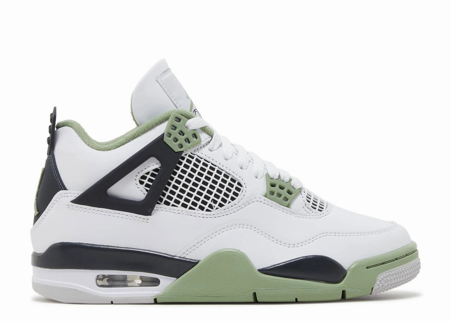 Carbon Fiber High Rise Nike Air Jordan 4 Retro Seafoam AQ9129 103