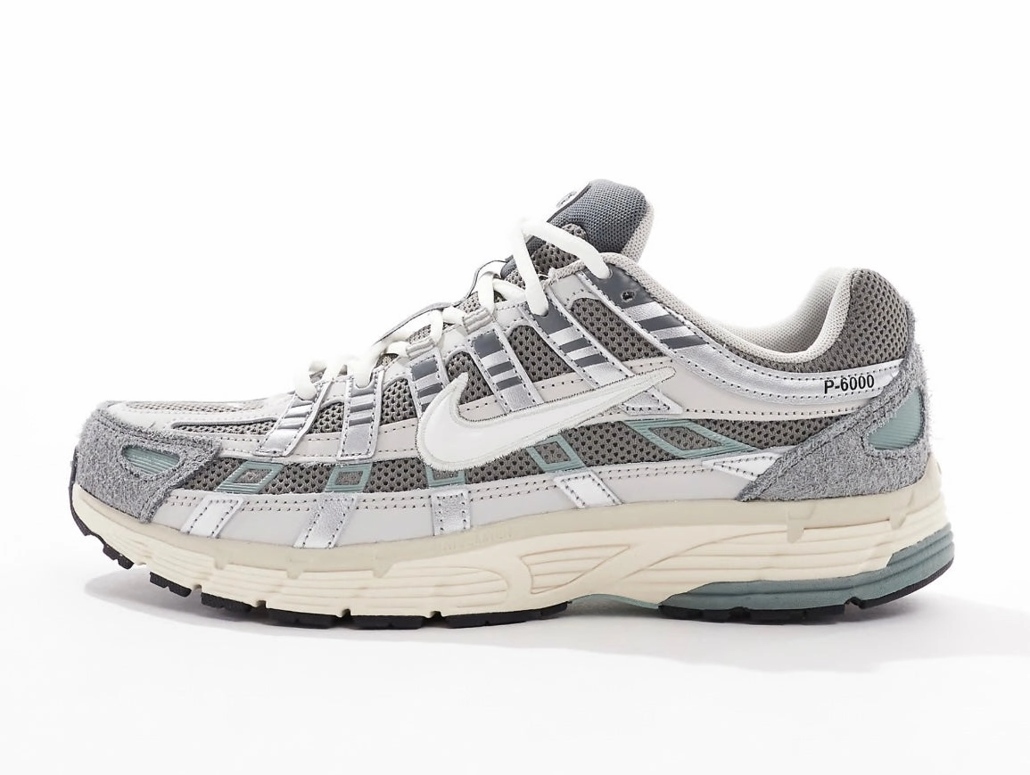 NIKE P-6000 FLAT PEWTER Orthotic Support Balanced Sole