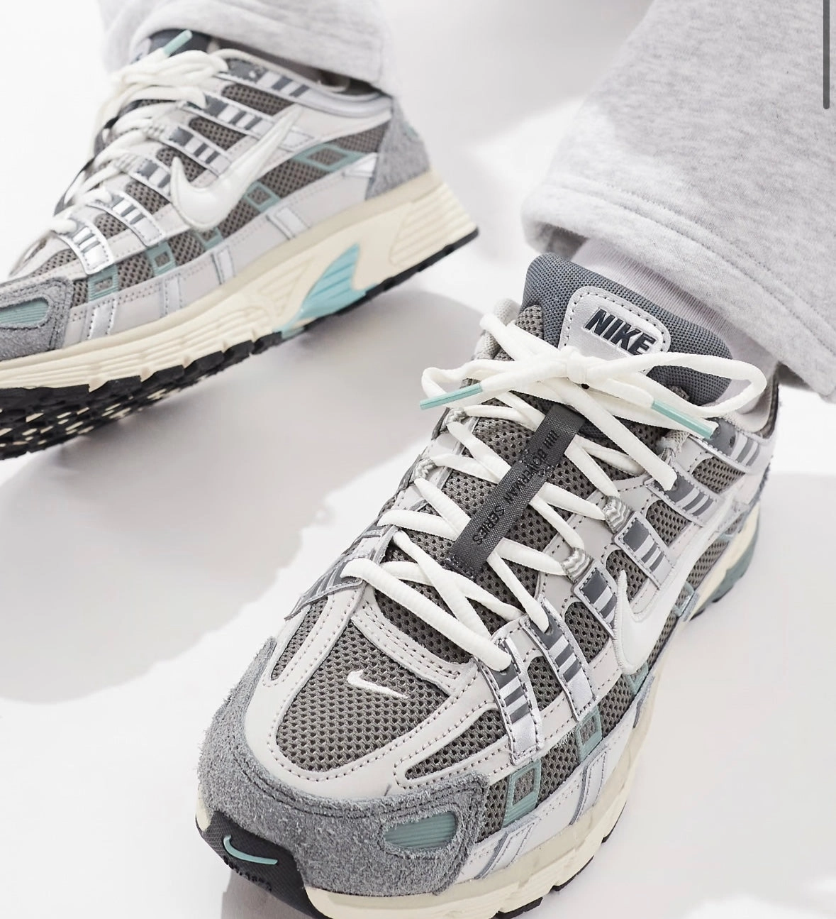 NIKE P-6000 FLAT PEWTER Minimal Style Durable Bottom