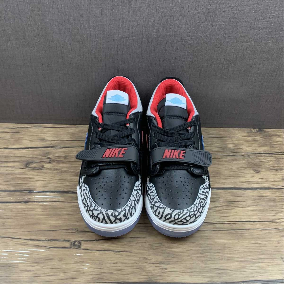 Air Jordan Legacy 312 Low Chicago Flag Black Blue Red CD7069-004 Dynamic Fit System