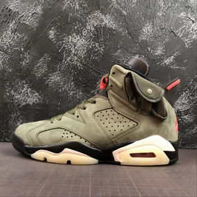 Air Jordan 6 Retro X Travis Scott Green CN1084-200 Mid Top Style