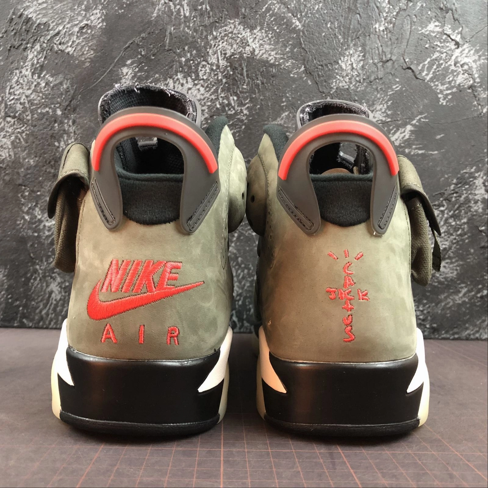 Air Jordan 6 Retro X Travis Scott Green CN1084-200 Floor Grip