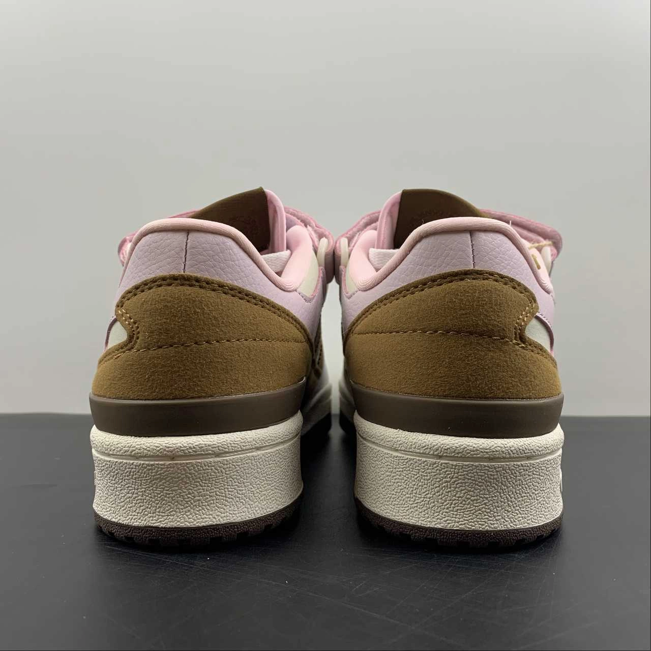 Adidas Forum Low White Brown Pink Basic Fit