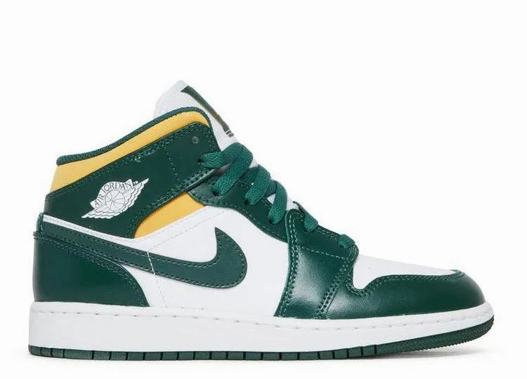LightweightUpper daily life Air Jordan 1 Mid Sonics (Gs)