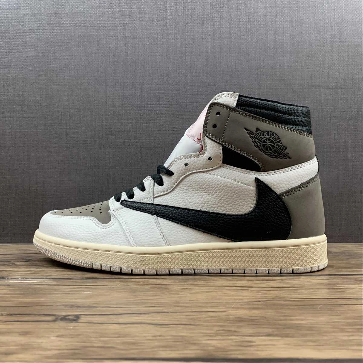 Air Jordan 1 Retro High OG SP Black White Brown (2021) CD4487-110 Comfort Lifestyle Built For Walk