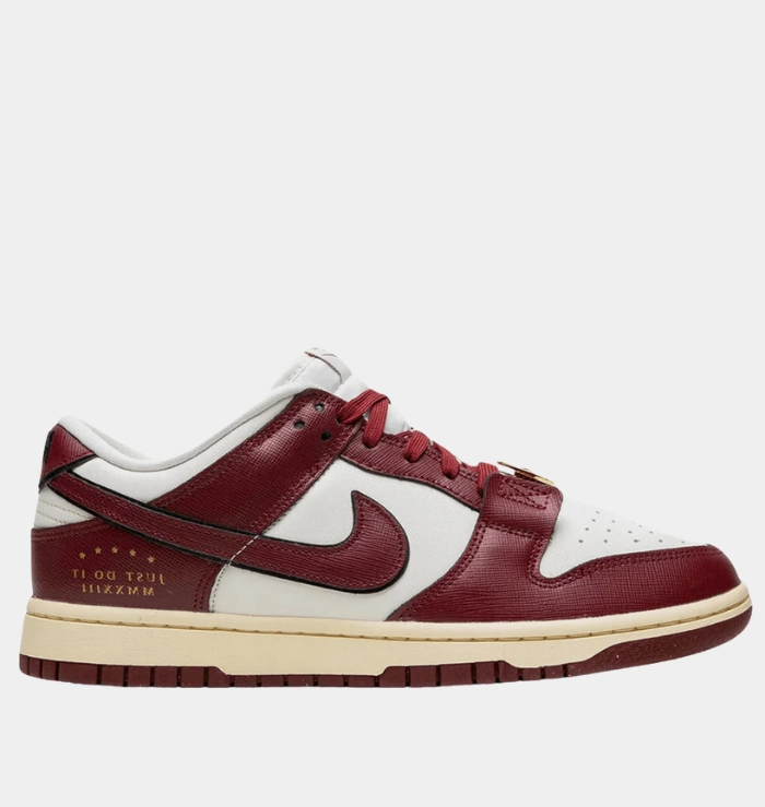 Nike Dunk Low Just Do It Sail Team Red Shock Diffusion Midsole Heat dissipation