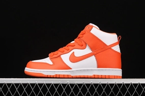 Dunk High Retro QS Syracuse White Orange Blaze Compression Spring System Water Resistant Build