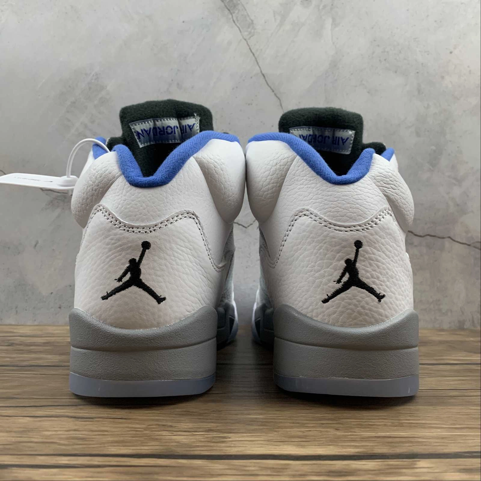 Comfort Sockliner Neutral Stride Design Air Jordan 5 Retro White Hyper Royal Stealth DD0587-140