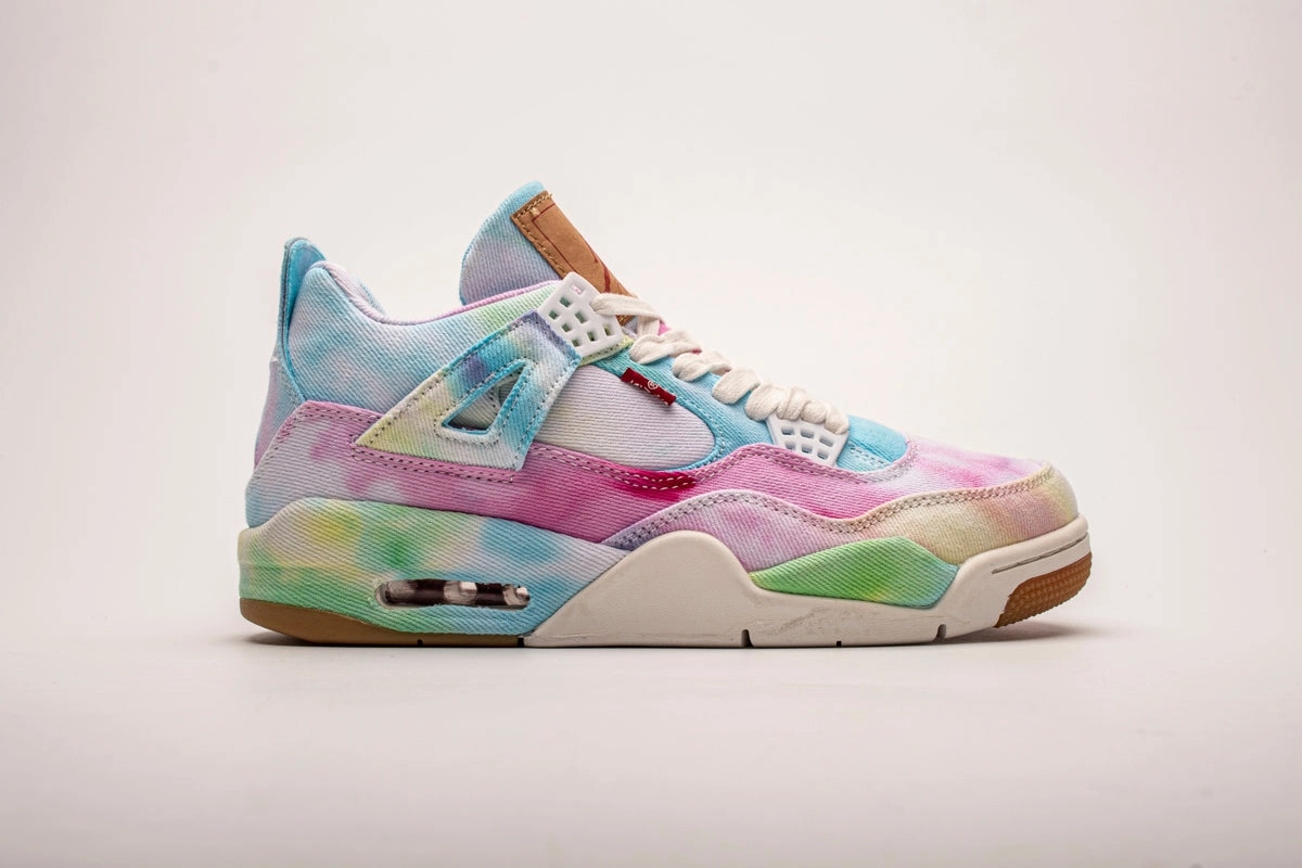 Go Further Levis x Air Jordan 4 Retro Multi Color AO2571 102