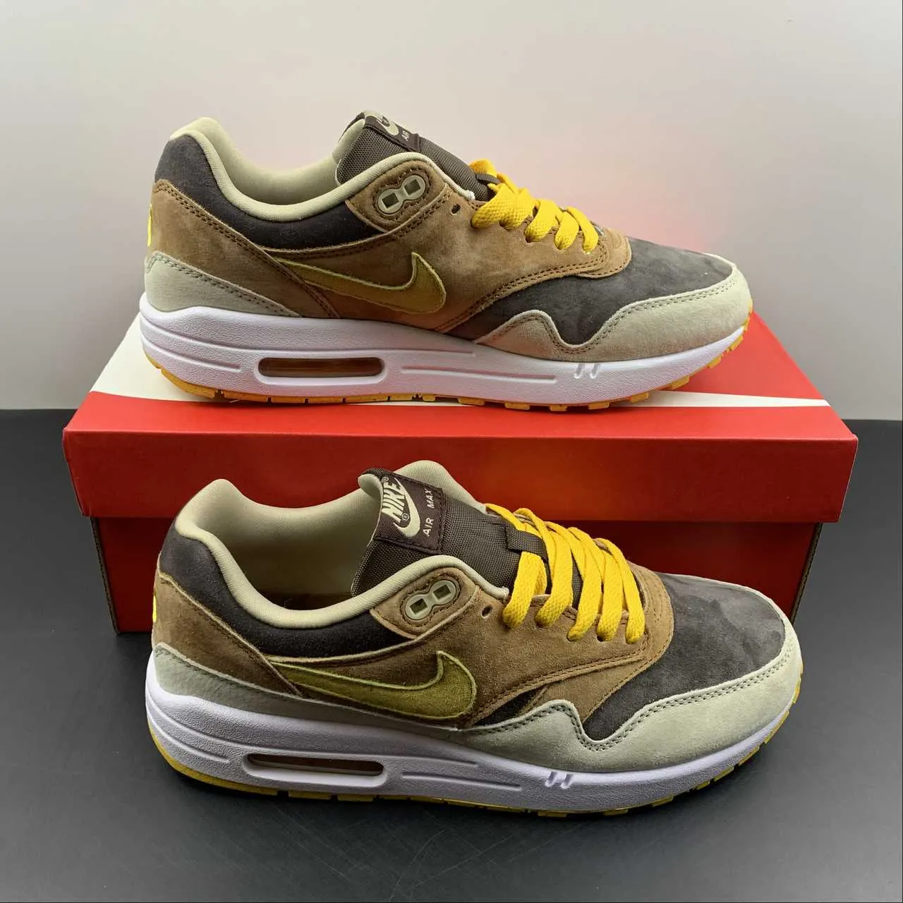 athletic - event Air Max 1 PRM Duck Pecan Yellow Ocher Baroque Brown DZ0482-200