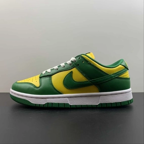Airflow Optimized Vamp Padded collar SB Dunk Low SP Brazil Varsity Maize Pine-Green CU1727-700